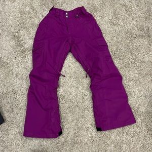 Purple Burton ski/snowboard pants